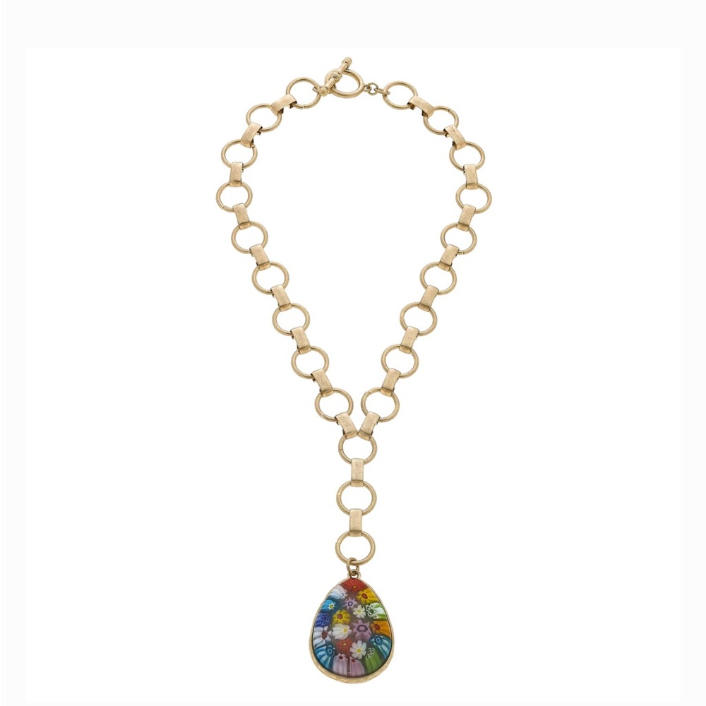 Millefiori necklace set
